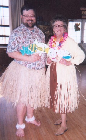 Bruce & Carolyn in costume!